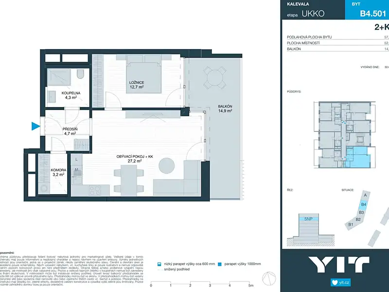 Prodej bytu 2+kk 52 m², Brno – náhled fotky 2
