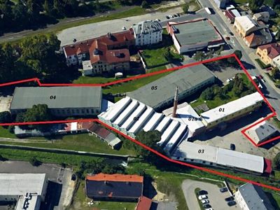 Prodej výrobní haly, prostoru 4100 m²