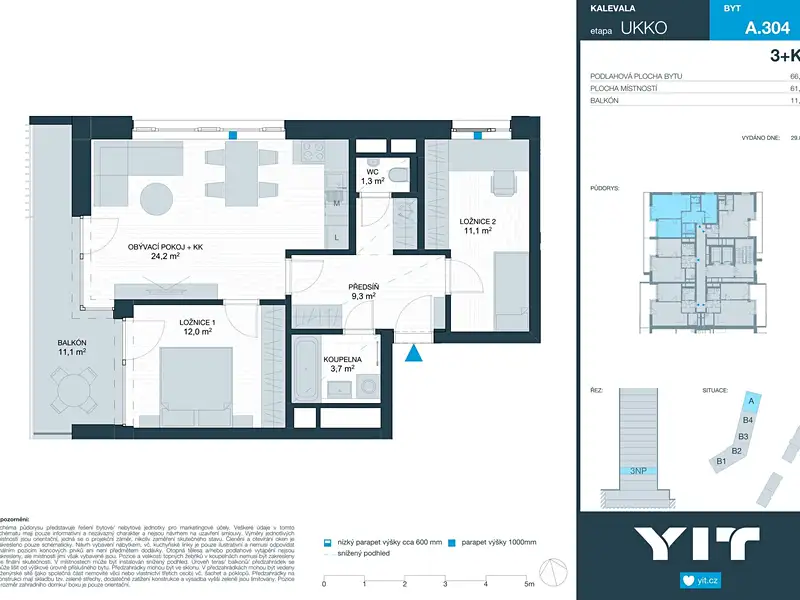 Prodej bytu 3+kk 62 m², Brno – náhled fotky 2