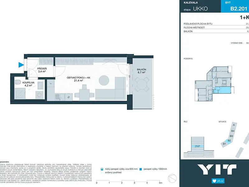 Prodej bytu 1+kk 29 m², Brno – náhled fotky 2