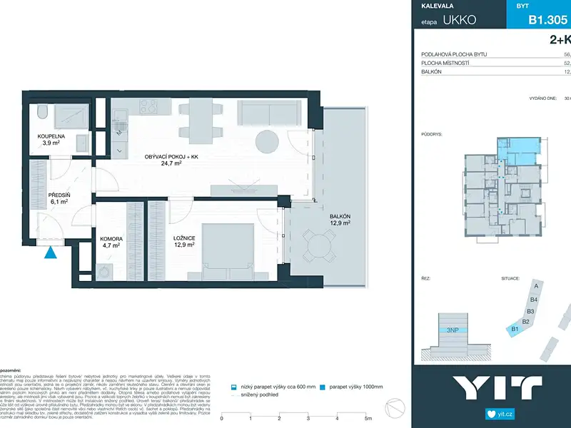Prodej bytu 2+kk 52 m², Brno – náhled fotky 2