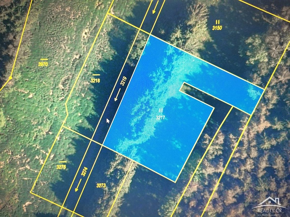 Prodej louky 3500 m², Jindřichův Hradec – fotka 1 z 3