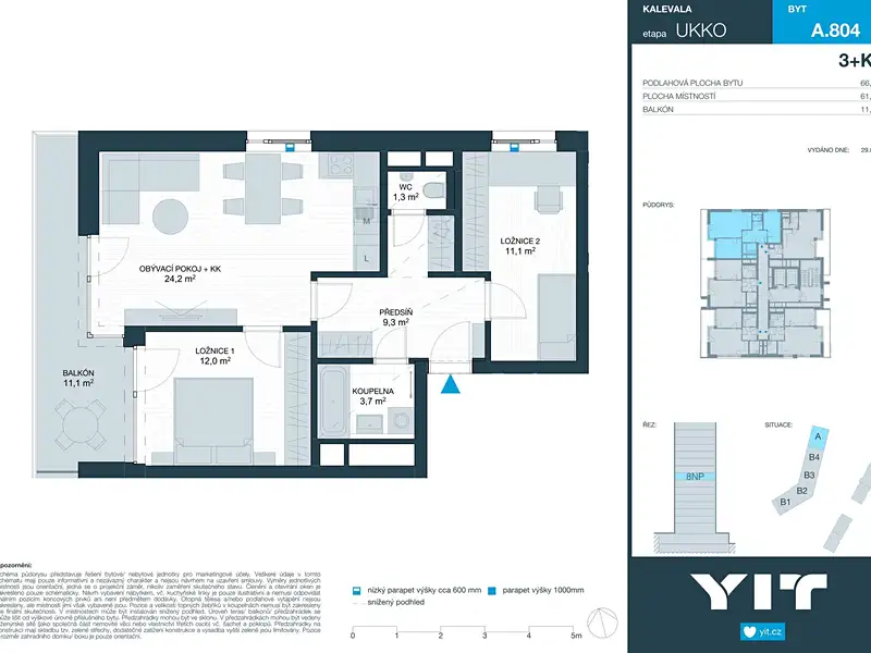 Prodej bytu 3+kk 62 m², Brno – náhled fotky 2