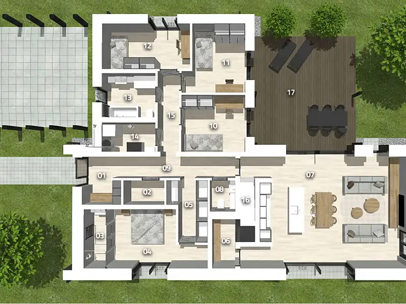 Prodej projektu na klíč 166 m², pozemek 988 m², Česká Skalice – náhled fotky 3