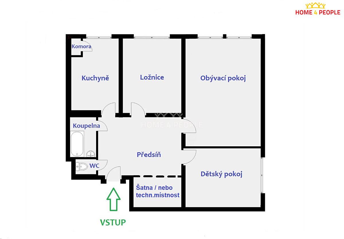 Prodej bytu 3+1 93 m² – fotografie 2