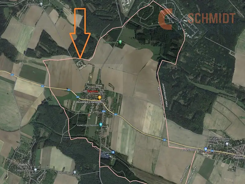 Prodej pozemku 1803 m², Rapotice – náhled fotky 2