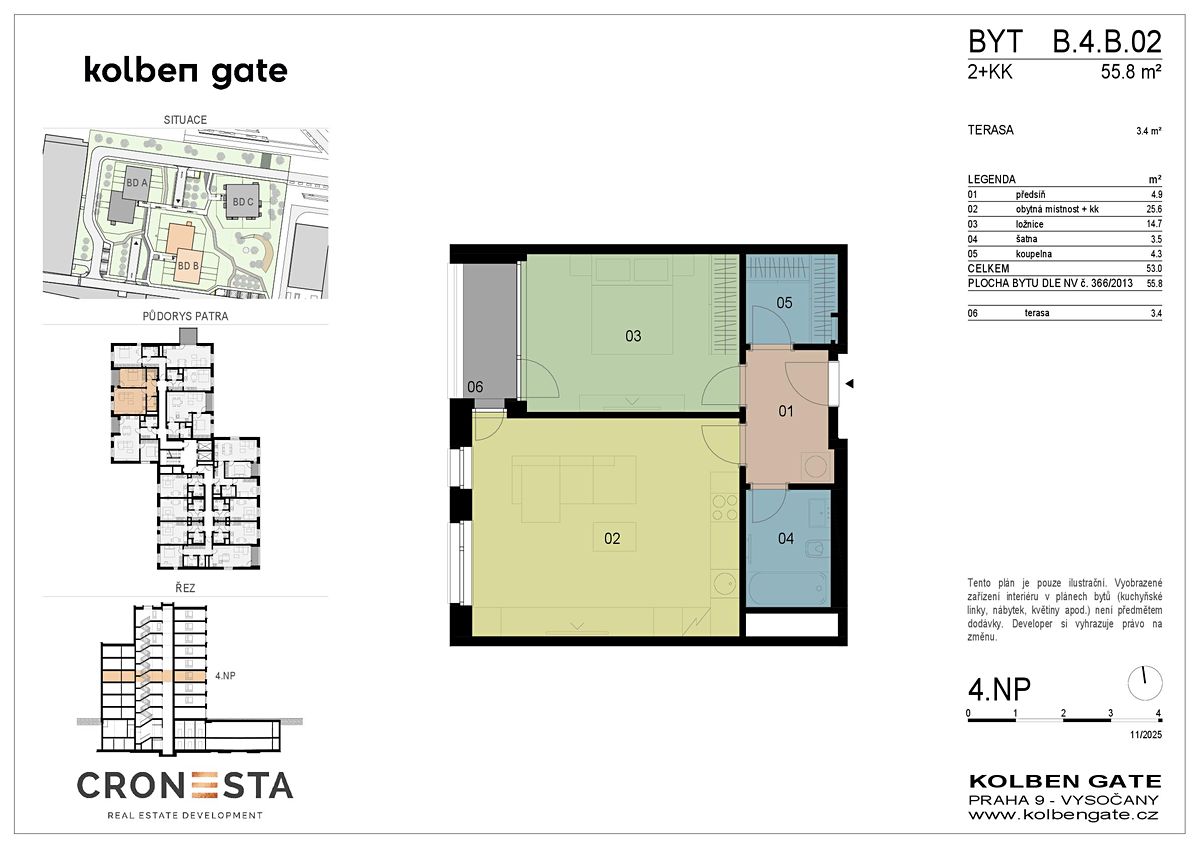 Prodej bytu 2+kk 56 m² – fotografie 5