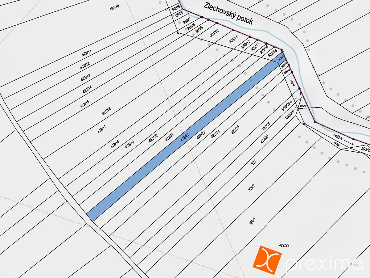 Prodej pole 1252 m² – fotografie 3