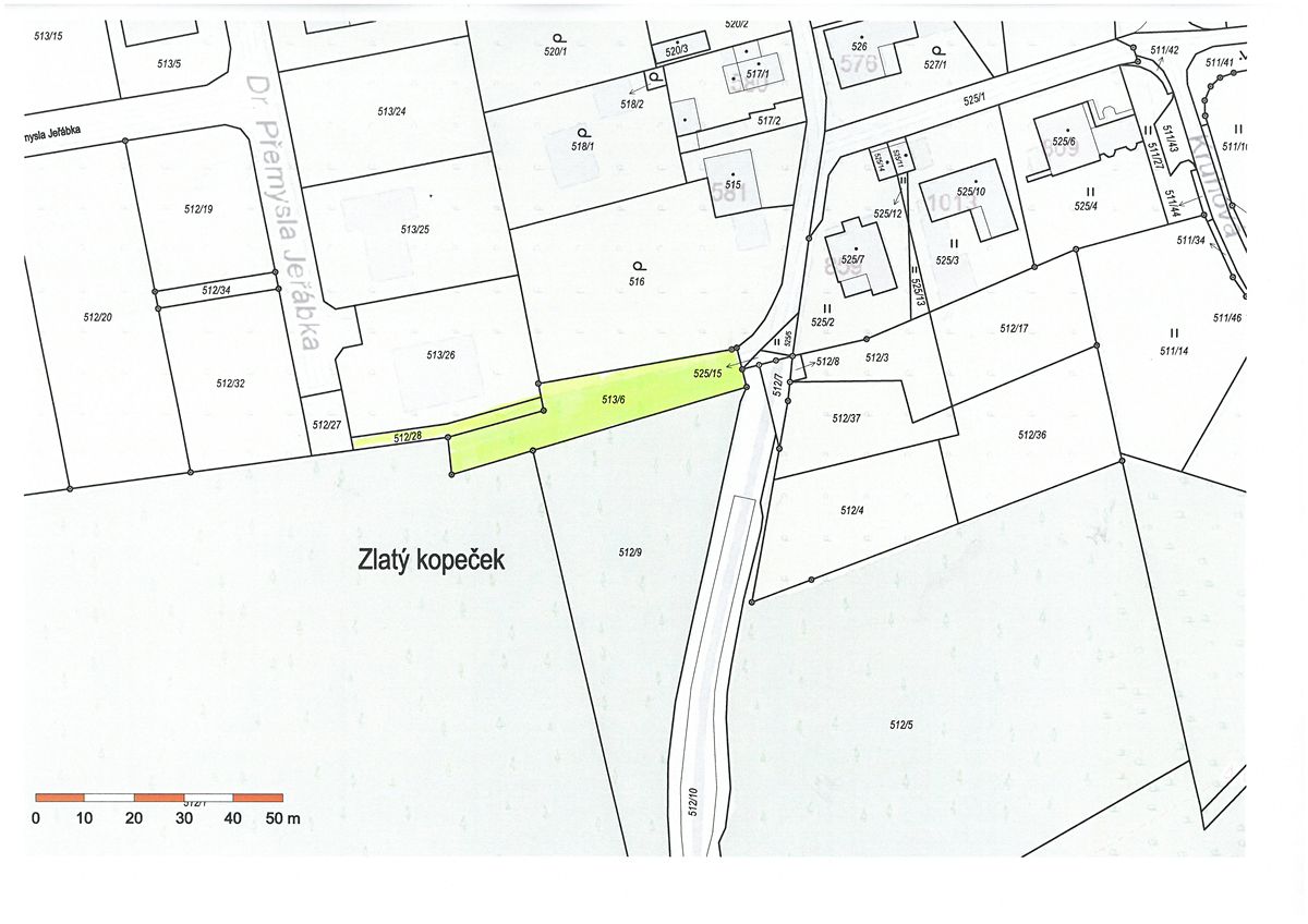 Prodej stavebního pozemku 685 m², Karlovy Vary – fotka 1 z 3