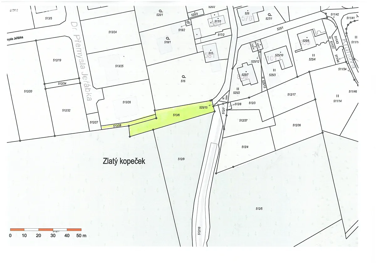Prodej stavebního pozemku 685 m², Karlovy Vary