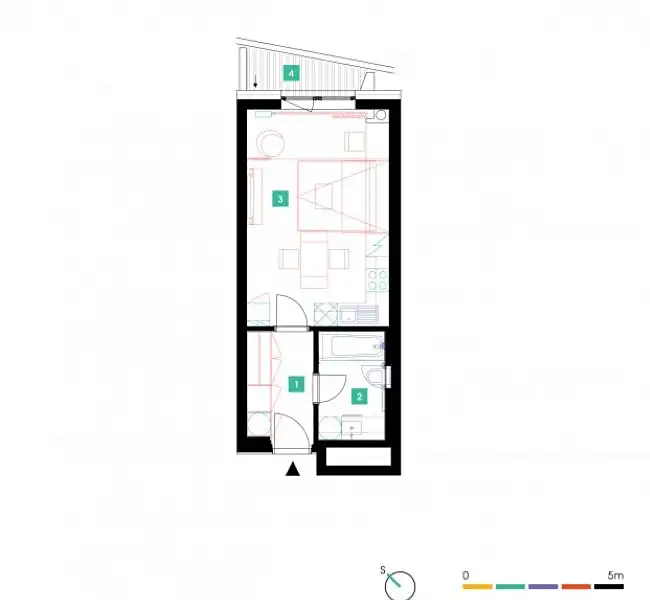 Pronájem bytu 1+kk 31 m², Praha – náhled fotky 2
