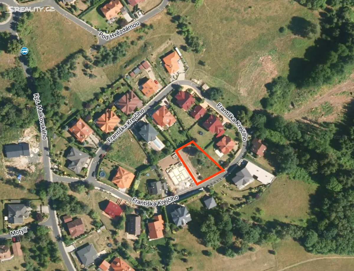 Prodej stavebního pozemku 741 m², Karlovy Vary