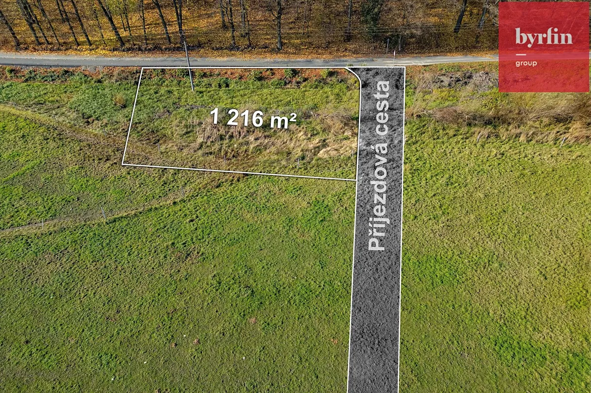 Prodej stavebního pozemku 1216 m²