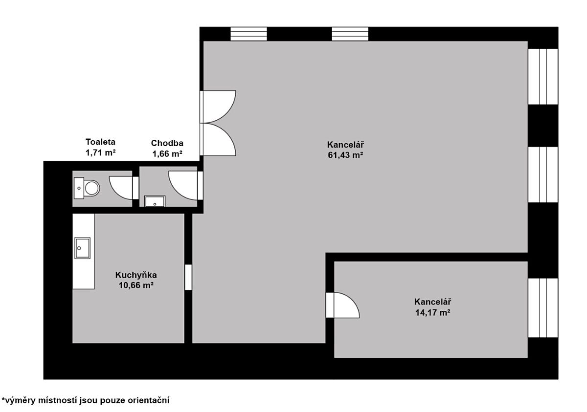 Pronájem obchodního prostoru 92 m² – fotografie 4