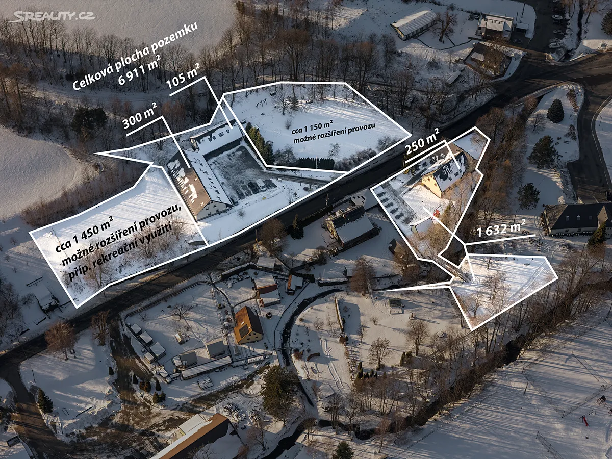 Prodej ubytovacího zařízení 1265 m² – pohled 2