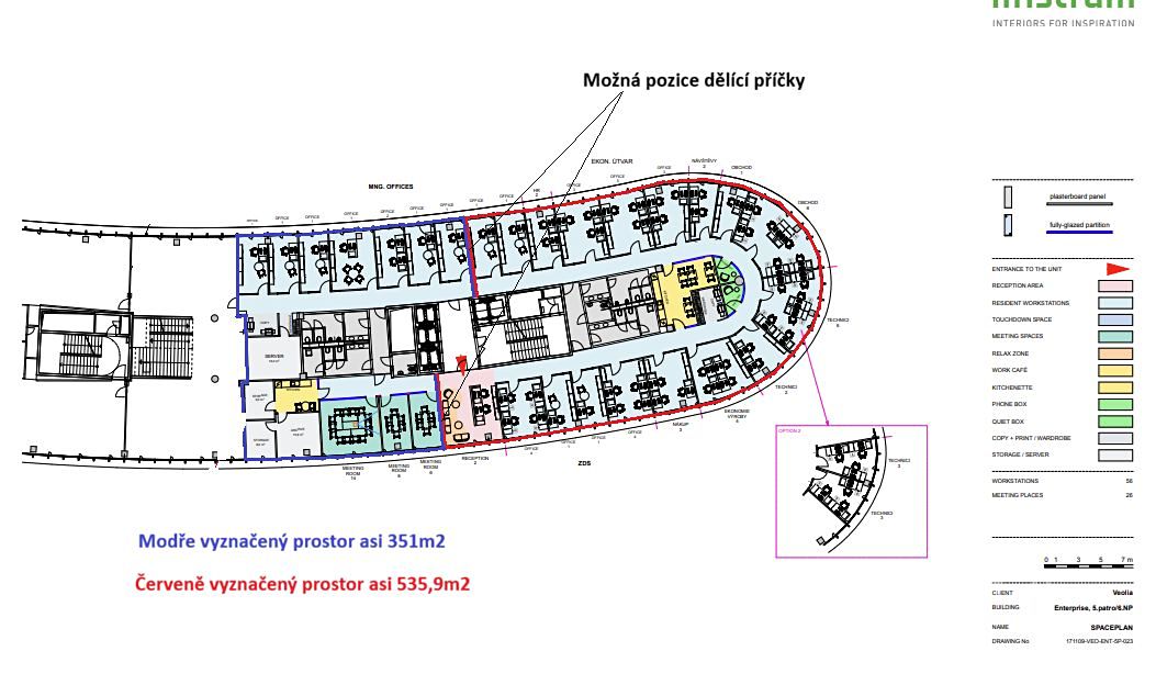 Pronájem kanceláře 535 m² – fotografie 4