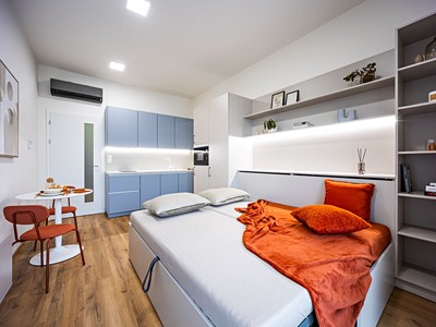 Pronájem bytu 1+kk 28 m² (Jednopodlažní)