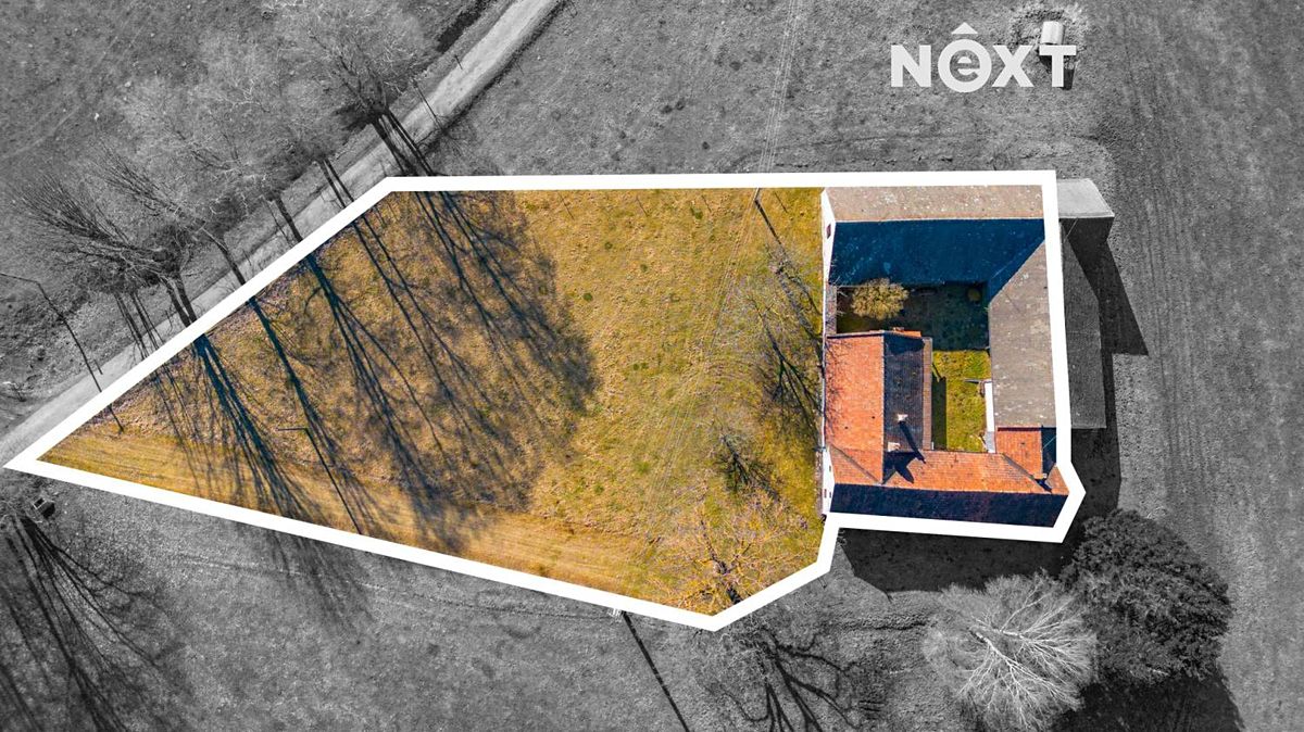 Prodej stavebního pozemku 3049 m², Horní Stropnice – fotka 1 z 3