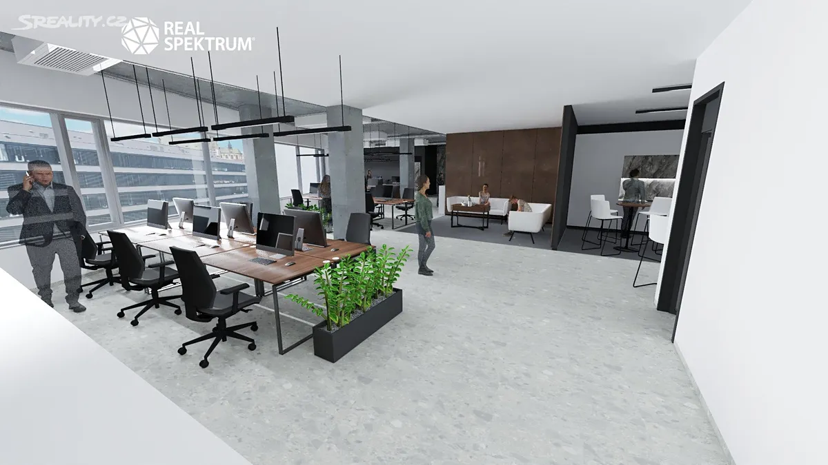 Pronájem kanceláře 240 m², Brno
