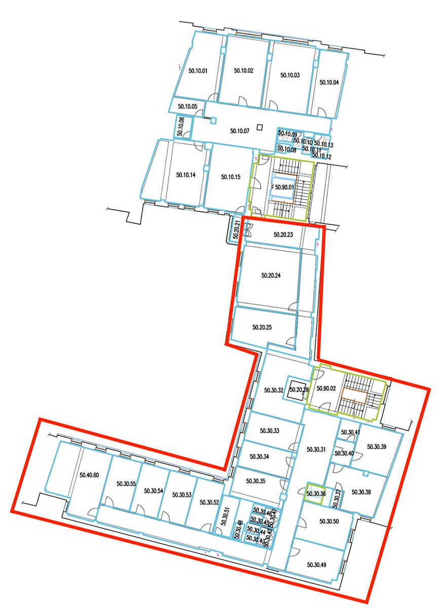 Pronájem kanceláře 438 m² – fotografie 3