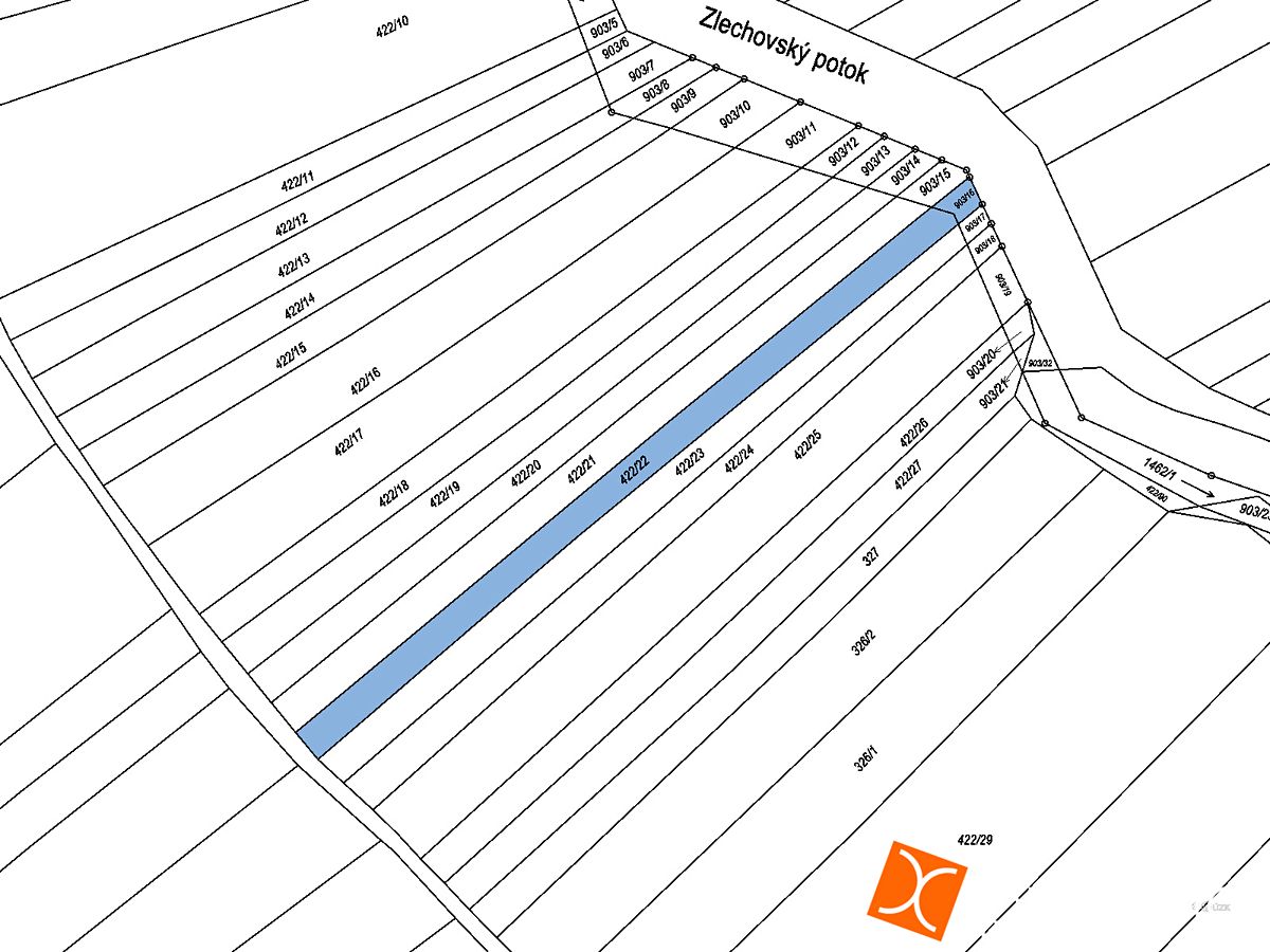 Prodej pole 1252 m² – fotografie 2