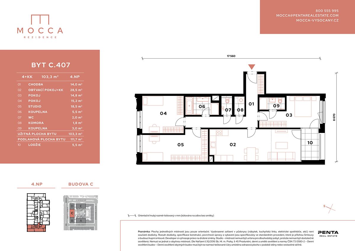Prodej bytu 4+kk 103 m² – fotografie 2