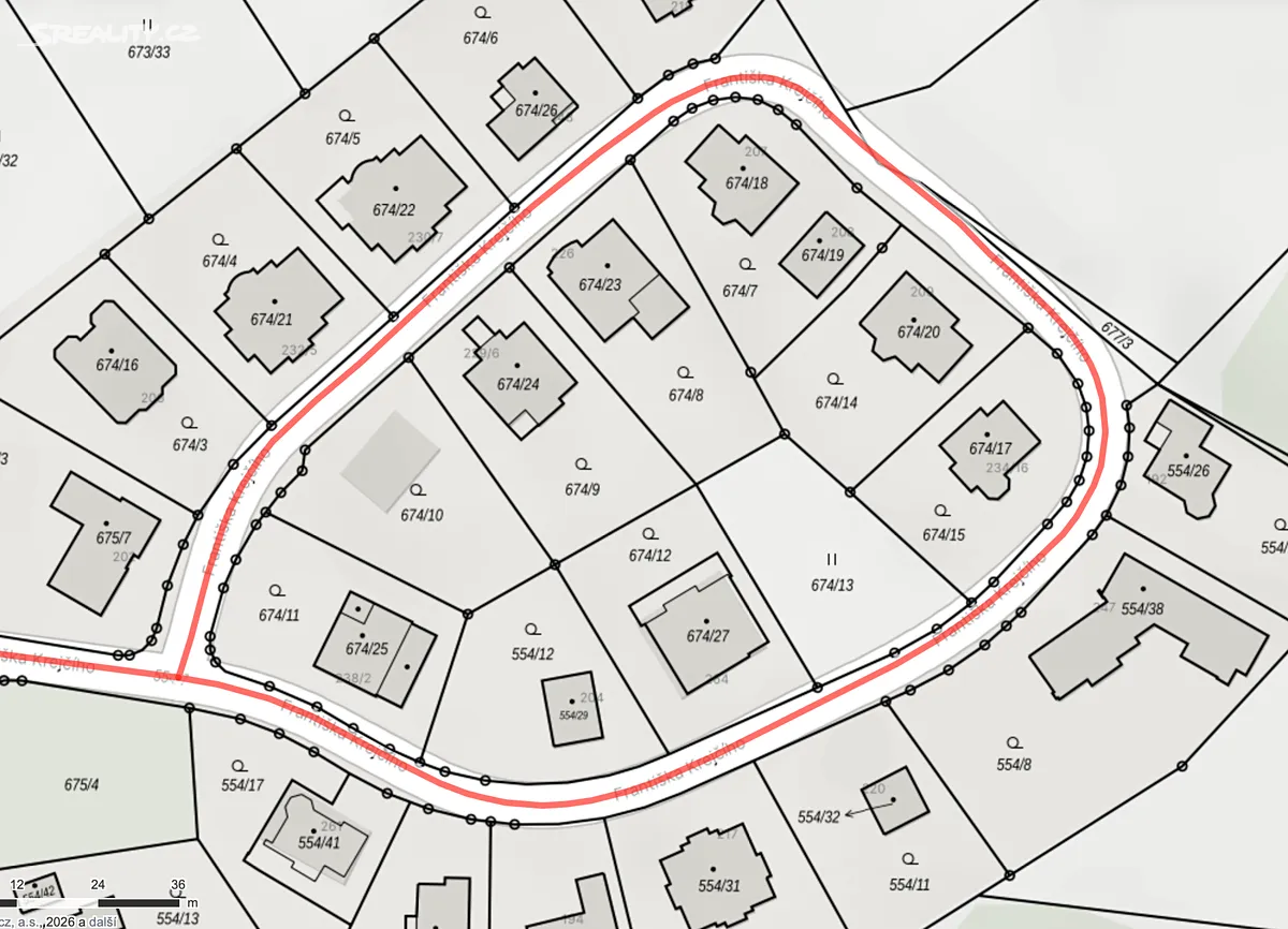 Prodej stavebního pozemku 741 m² – další