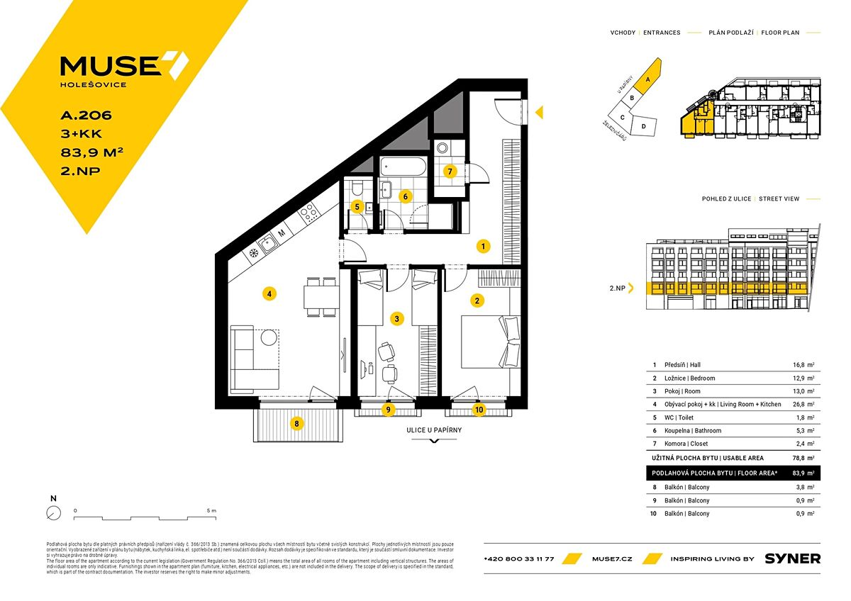 Prodej bytu 3+kk 84 m² – fotografie 2