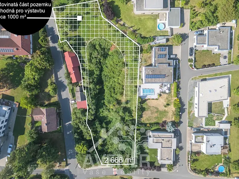 Prodej stavebního pozemku 2666 m², Zlín – náhled fotky 1