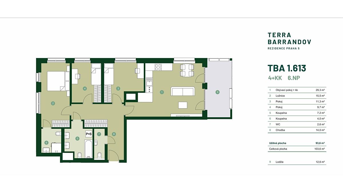 Prodej bytu 4+kk 104 m² – fotografie 2