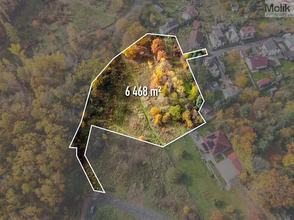 Prodej stavebního pozemku 6468 m²