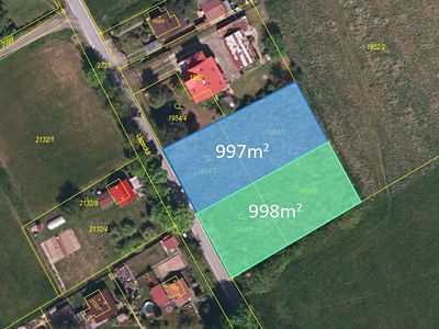 Prodej stavebního pozemku 997 m²