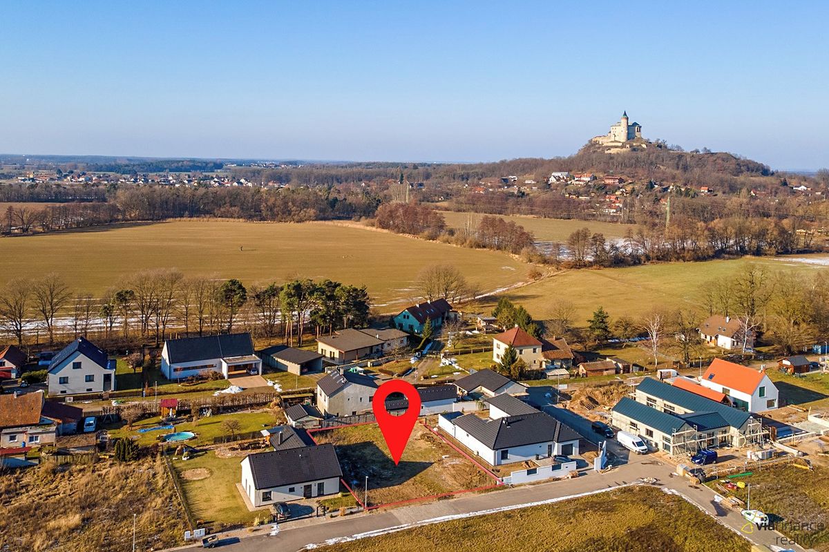 Prodej stavebního pozemku 815 m², Kunětice – fotka 1 z 3
