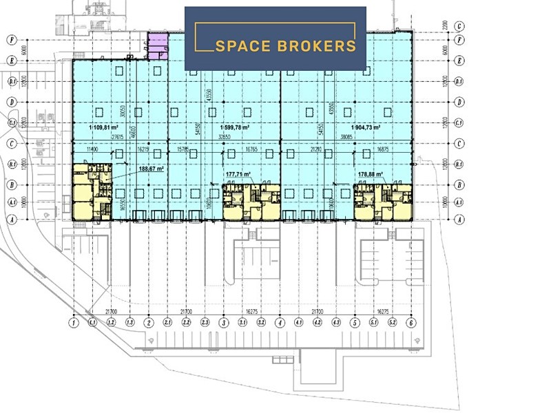 Pronájem skladového prostoru 1 100 m² – pohled 2