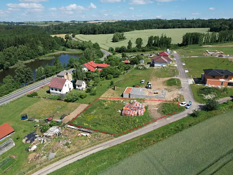 Prodej stavebního pozemku 1076 m², Sudoměřice u Tábora – náhled fotky 2