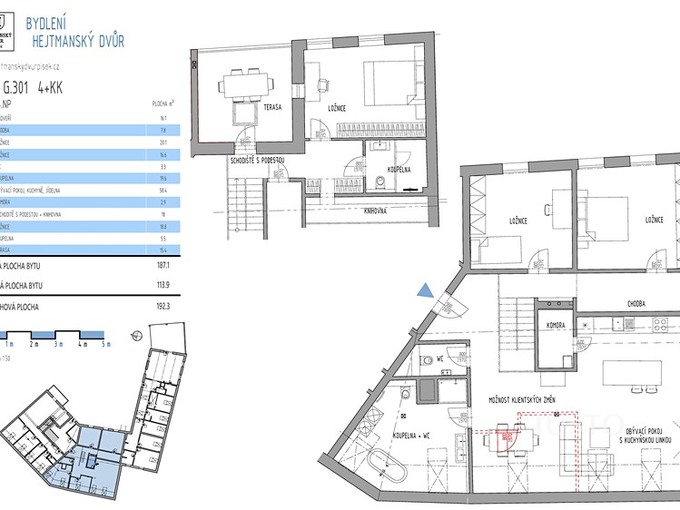 Prodej bytu 4+kk, 181 m² (3 z 38)