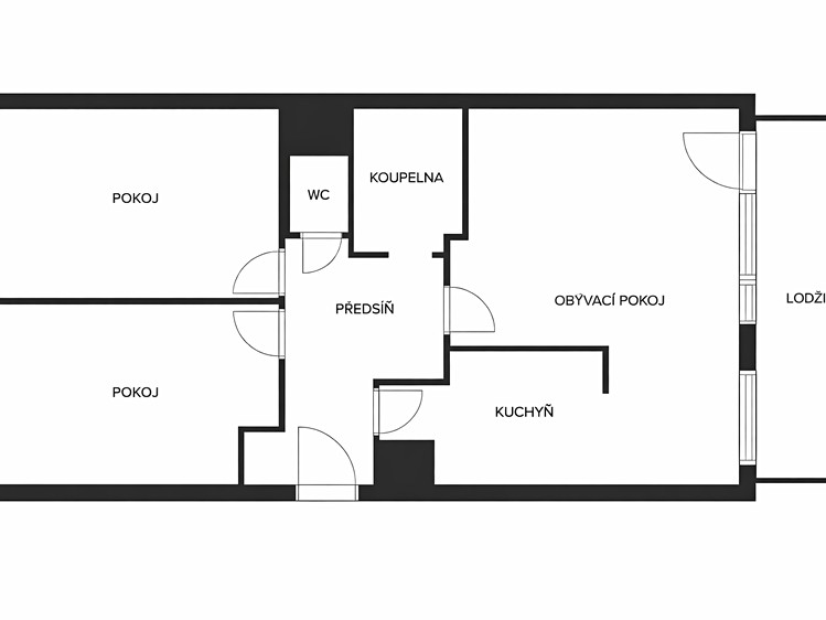 The 3+1 flat for sale, 76 m² (4 of 22)
