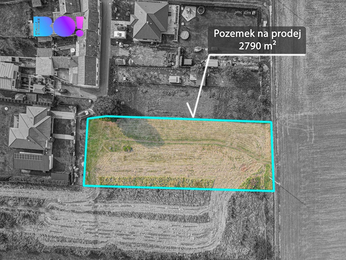 Prodej stavebního pozemku 2790 m² – fotografie 3