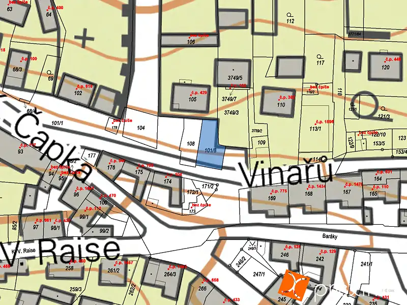Prodej pozemku 170 m², Bzenec – náhled fotky 3