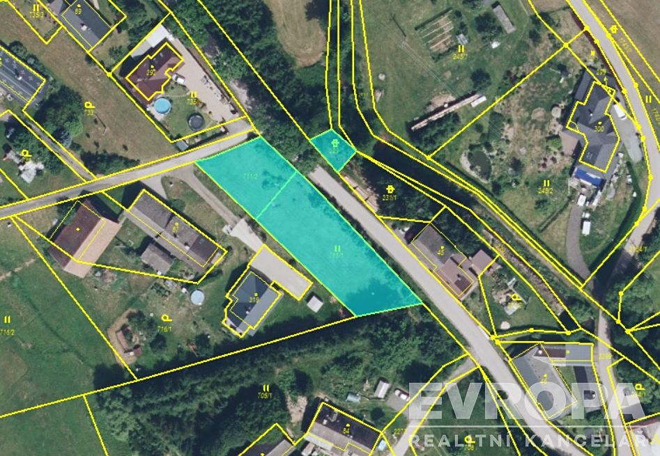 Prodej stavebního pozemku 1234 m²