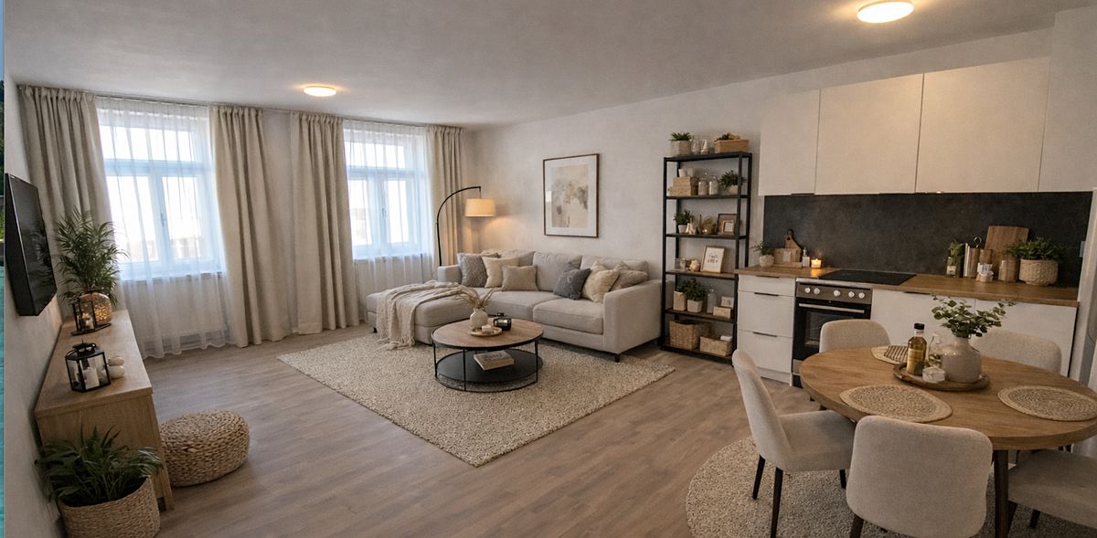 Pronájem bytu 2+kk 59 m² – fotografie 3