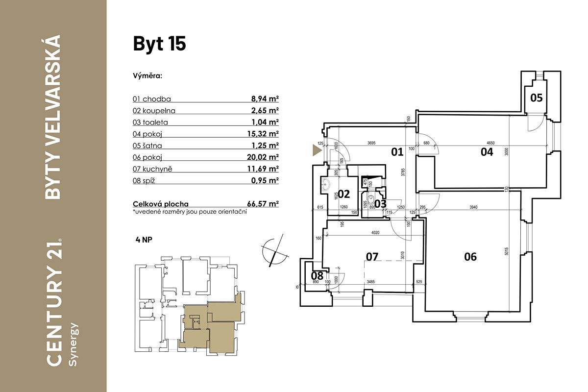 Prodej bytu 2+1 67 m² – fotografie 4