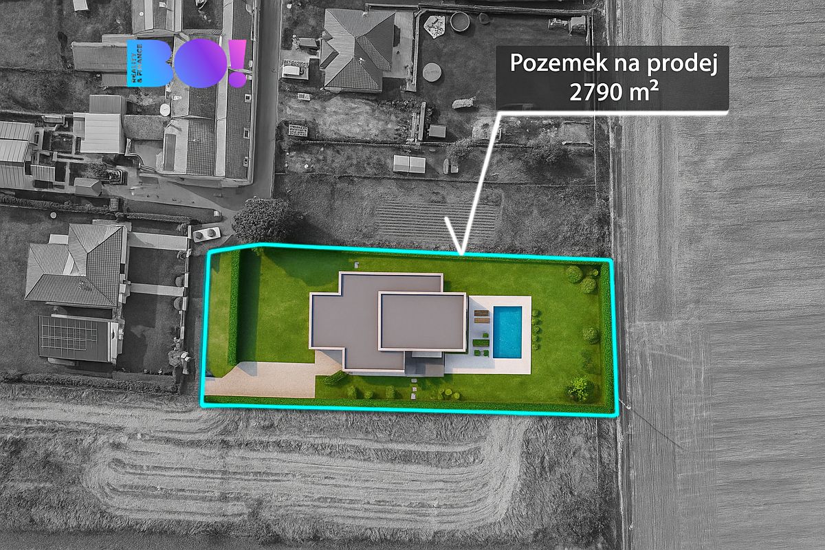 Prodej stavebního pozemku 2790 m²