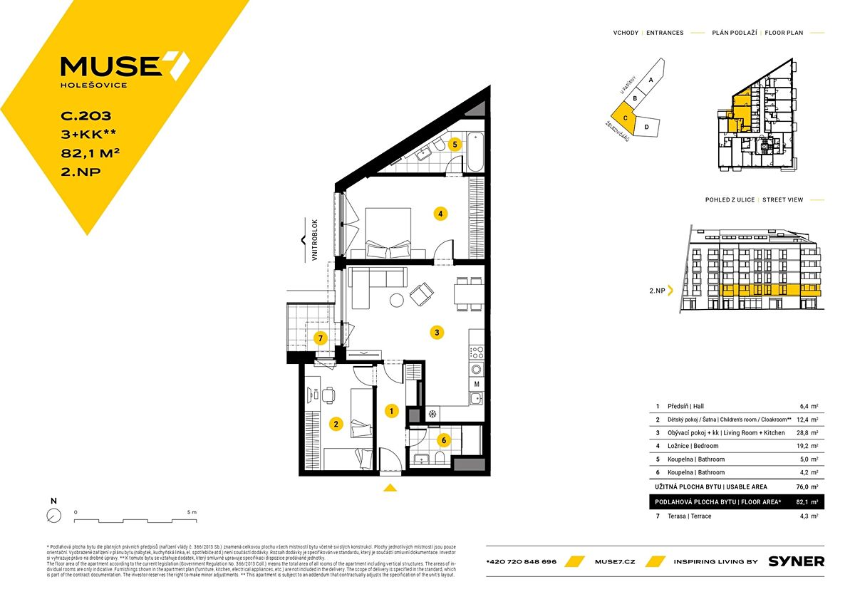 Prodej bytu 3+kk 82 m² – fotografie 2