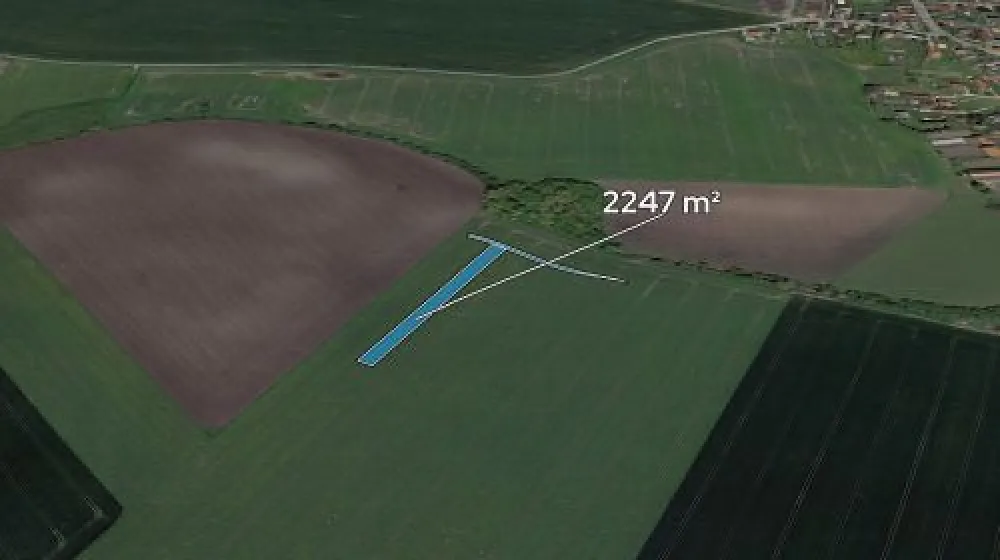 Prodej podílu 3/4 pole 1438 m²