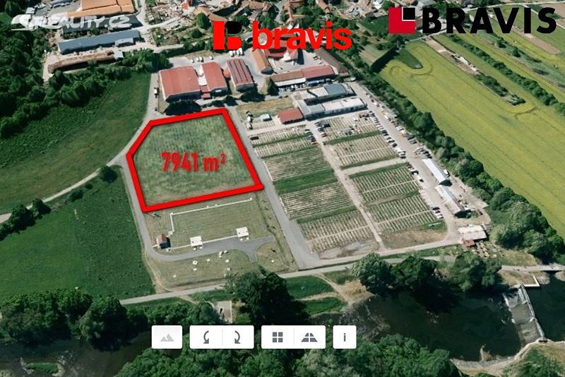 Pronájem  komerčního pozemku 7 941 m², Brno