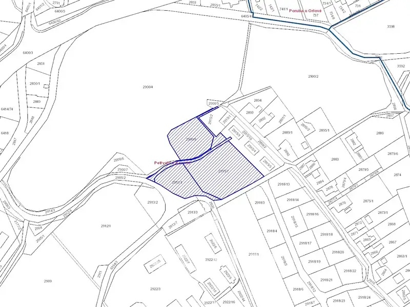 Prodej stavebního pozemku 8672 m², Petřvald – náhled fotky 2
