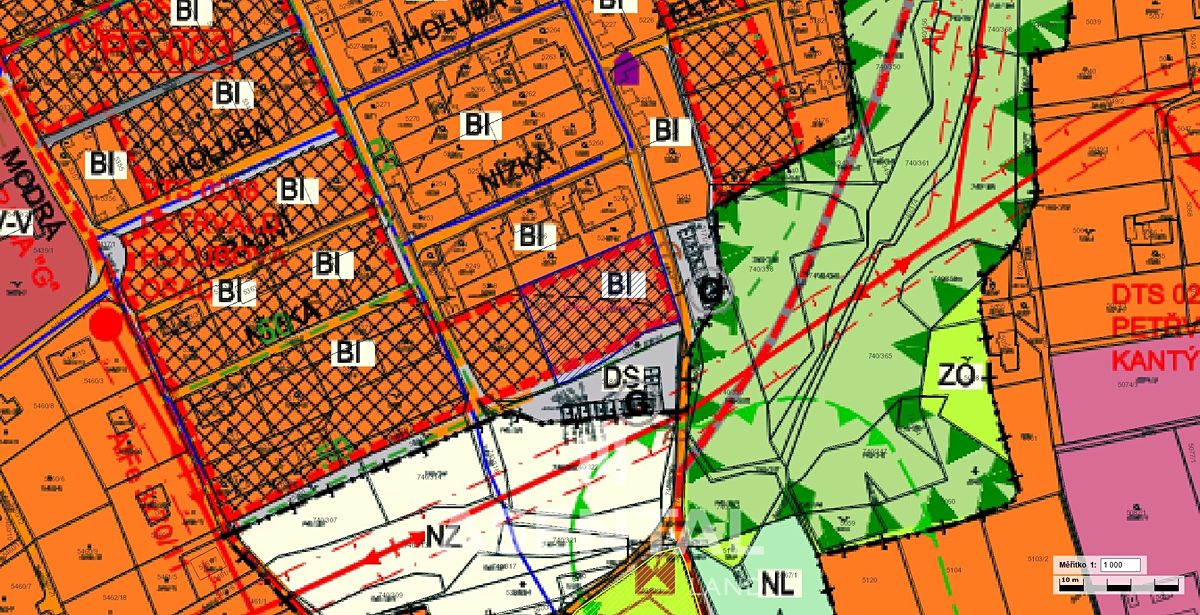 Prodej stavebního pozemku 2458 m² – fotografie 3