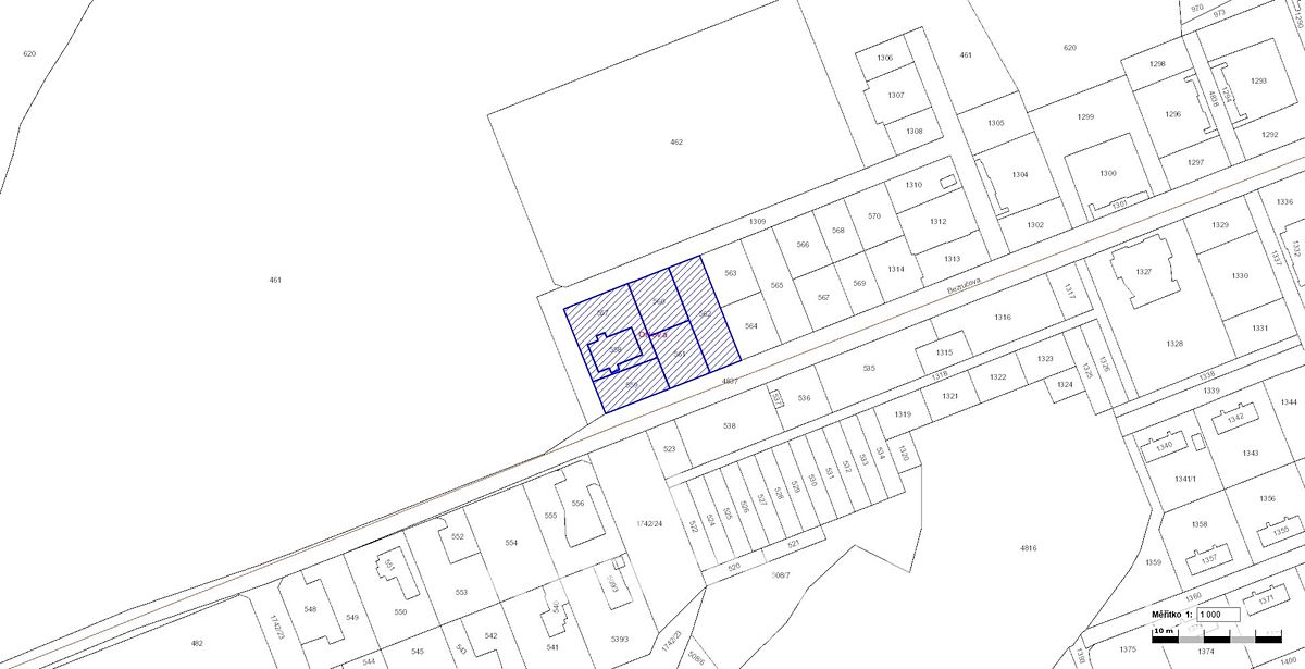 Prodej komerčního pozemku 2499 m² – fotografie 3