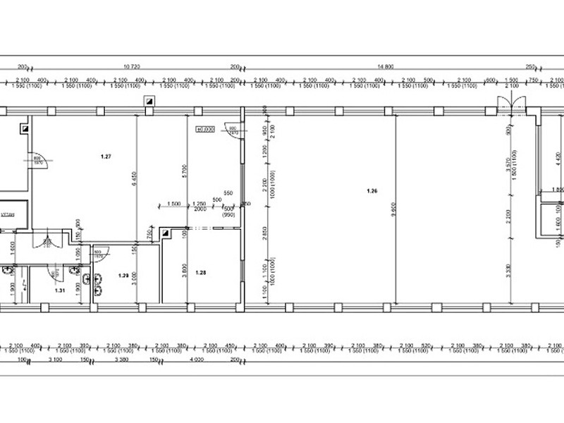 Pronájem výrobní haly, prostoru 354 m² – pohled 6